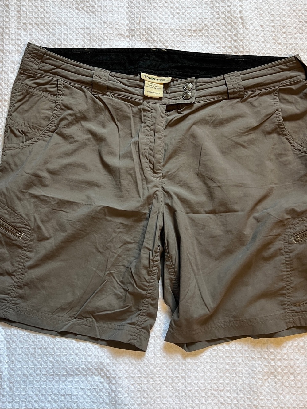 ExOfficio Lightweight Travel Shorts - Olive Green